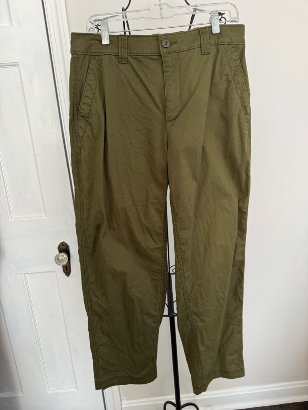 Old Navy Olive Green Wide Leg Pants